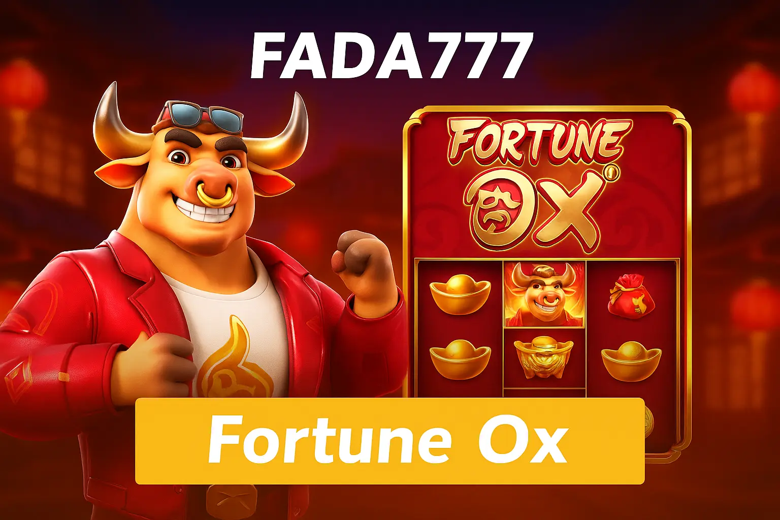 Fortune Ox no FADA777 - Aposte Agora e Reivindique Seus Ganhos
