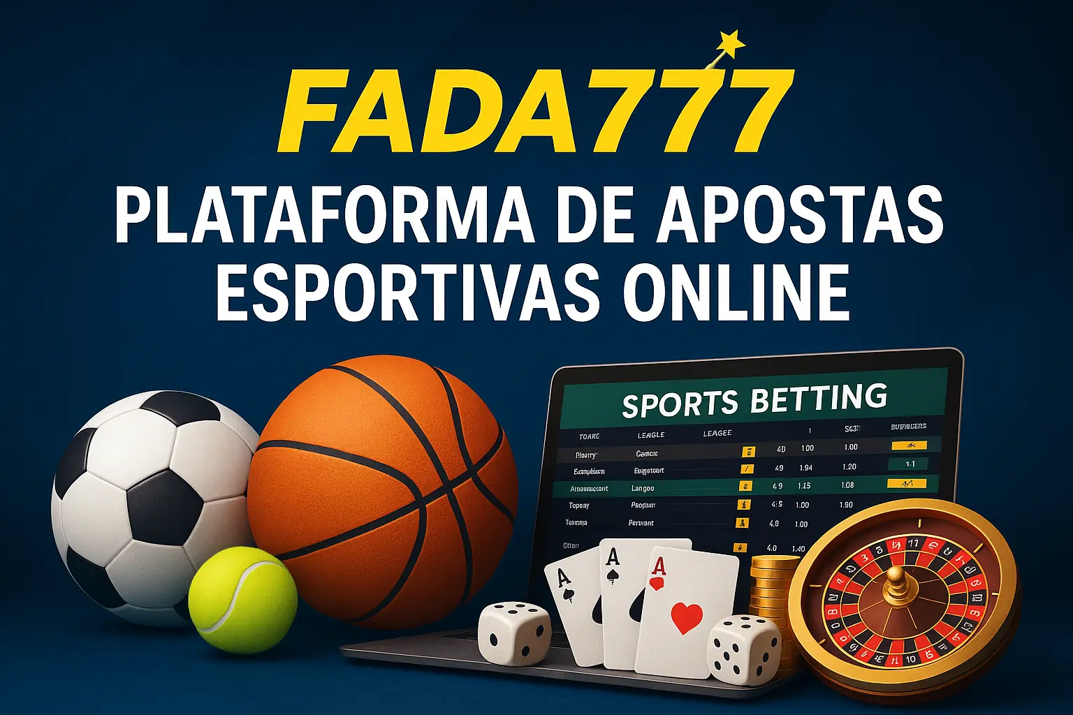 Apostas esportivas no cassino online FADA777